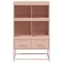 Cold-rolled steel sideboard in pink 68.5x39x111.5 cm by , Sideboards - Ref: Foro24-846603, Price: 98,20 €, Discount: %