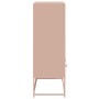 Aparador de acero laminado en frío rosa 68,5x39x111,5 cm de , Aparadores - Ref: Foro24-846603, Precio: 99,15 €, Descuento: %