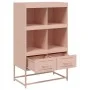 Cold-rolled steel sideboard in pink 68.5x39x111.5 cm by , Sideboards - Ref: Foro24-846603, Price: 98,20 €, Discount: %