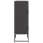 Kaltgewalzter schwarzer Stahlschrank 68x39x111,5 cm von , Sideboards - Ref: Foro24-846608, Preis: 149,94 €, Rabatt: %