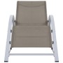 Loungers with table 2 units taupe gray aluminum by vidaXL, Loungers - Ref: Foro24-310538, Price: 218,48 €, Discount: %