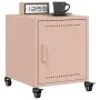 Bedside tables 2 units pink steel 36x39x43.5 cm by , Nightstands - Ref: Foro24-846617, Price: 74,78 €, Discount: %
