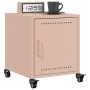Nachttische, 2 Stück, rosa Stahl, 36x39x43,5 cm. von , Nachttische - Ref: Foro24-846617, Preis: 75,49 €, Rabatt: %