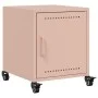 Nachttische, 2 Stück, rosa Stahl, 36x39x43,5 cm. von , Nachttische - Ref: Foro24-846617, Preis: 74,78 €, Rabatt: %