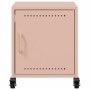Nachttische, 2 Stück, rosa Stahl, 36x39x43,5 cm. von , Nachttische - Ref: Foro24-846617, Preis: 75,49 €, Rabatt: %