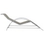 Loungers with table 2 units taupe gray aluminum by vidaXL, Loungers - Ref: Foro24-310538, Price: 218,48 €, Discount: %