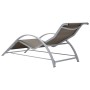 Loungers with table 2 units taupe gray aluminum by vidaXL, Loungers - Ref: Foro24-310538, Price: 218,48 €, Discount: %