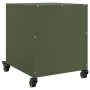 Mesita de noche acero verde oliva 36x39x43,5 cm de , Mesitas de noche - Ref: Foro24-846634, Precio: 54,89 €, Descuento: %