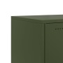 TV-Möbel aus kaltgewalztem Stahl in Olivgrün, 100,5x39x43,5 cm. von , TV-Möbel - Ref: Foro24-846648, Preis: 122,60 €, Rabatt: %