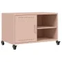 TV stand made of cold-rolled steel in pink, measuring 68x39x43.5 cm. by , TV Furniture - Ref: Foro24-846669, Price: 64,83 €, ...