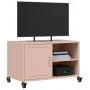 TV-Möbel aus kaltgewalztem Stahl in Rosa, 68x39x43,5 cm. von , TV-Möbel - Ref: Foro24-846669, Preis: 64,83 €, Rabatt: %