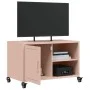 TV-Möbel aus kaltgewalztem Stahl in Rosa, 68x39x43,5 cm. von , TV-Möbel - Ref: Foro24-846669, Preis: 64,83 €, Rabatt: %
