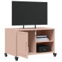 TV stand made of cold-rolled steel in pink, measuring 68x39x43.5 cm. by , TV Furniture - Ref: Foro24-846669, Price: 66,03 €, ...