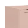 TV-Möbel aus kaltgewalztem Stahl in Rosa, 68x39x43,5 cm. von , TV-Möbel - Ref: Foro24-846669, Preis: 64,83 €, Rabatt: %