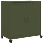 Kaltgewalzter Stahlschrank in Olivgrün 68,5x39x72 cm von , Sideboards - Ref: Foro24-846660, Preis: 116,43 €, Rabatt: %