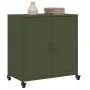 Kaltgewalzter Stahlschrank in Olivgrün 68,5x39x72 cm von , Sideboards - Ref: Foro24-846660, Preis: 126,34 €, Rabatt: %