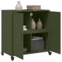 Kaltgewalzter Stahlschrank in Olivgrün 68,5x39x72 cm von , Sideboards - Ref: Foro24-846660, Preis: 116,43 €, Rabatt: %
