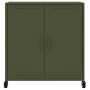 Kaltgewalzter Stahlschrank in Olivgrün 68,5x39x72 cm von , Sideboards - Ref: Foro24-846660, Preis: 116,43 €, Rabatt: %