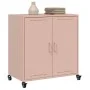 Aparador de acero laminado en frío rosa 68,5x39x72 cm de , Aparadores - Ref: Foro24-846657, Precio: 108,68 €, Descuento: %