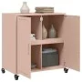 Aparador de acero laminado en frío rosa 68,5x39x72 cm de , Aparadores - Ref: Foro24-846657, Precio: 108,68 €, Descuento: %