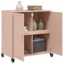 Cold-rolled steel sideboard in pink 68.5x39x72 cm by , Sideboards - Ref: Foro24-846657, Price: 98,51 €, Discount: %