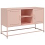 TV-Möbel aus rosa Stahl, 100,5x39x60,5 cm. von , TV-Möbel - Ref: Foro24-846513, Preis: 101,01 €, Rabatt: %