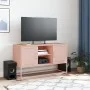 Steel TV stand in pink, 100.5x39x60.5 cm by , TV Furniture - Ref: Foro24-846513, Price: 99,73 €, Discount: %