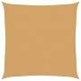 Square HDPE shade sail in sand color, 160 g/m², 3.6x3.6 m by , Umbrellas - Ref: Foro24-4002022, Price: 34,75 €, Discount: %