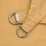 Square HDPE shade sail in sand color, 160 g/m², 3.6x3.6 m by , Umbrellas - Ref: Foro24-4002022, Price: 34,75 €, Discount: %