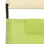 Double sun lounger with green and cream textilene awning by vidaXL, Loungers - Ref: Foro24-310550, Price: 220,37 €, Discount: %