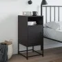 Nachttisch aus schwarzem Stahl 36x39x78 cm von , Nachttische - Ref: Foro24-846566, Preis: 67,70 €, Rabatt: %
