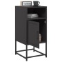Mesita de noche acero negra 36x39x78 cm de , Mesitas de noche - Ref: Foro24-846566, Precio: 71,79 €