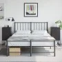Bedside tables 2 units black steel 36x39x78 cm by , Nightstands - Ref: Foro24-846579, Price: 112,99 €, Discount: %
