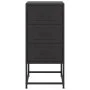Bedside tables 2 units black steel 36x39x78 cm by , Nightstands - Ref: Foro24-846579, Price: 112,99 €, Discount: %