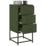 Nachttische, 2 Stück, Olivengrün, aus Stahl, 36x39x78 cm. von , Nachttische - Ref: Foro24-846587, Preis: 119,04 €, Rabatt: %