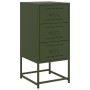 Nachttische, 2 Stück, Olivengrün, aus Stahl, 36x39x78 cm. von , Nachttische - Ref: Foro24-846587, Preis: 120,20 €, Rabatt: %
