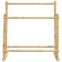 Bamboo coat rack 100x30x100 cm by , Luggage racks and suitcase holders - Ref: Foro24-368042, Price: 54,86 €, Discount: %