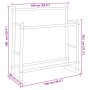 Perchero de bambú 100x30x100 cm de , Portaequipajes y soportes para maletas - Ref: Foro24-368042, Precio: 51,92 €, Descuento: %