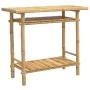 Bamboo console table 90x37x75 cm by , console tables - Ref: Foro24-368040, Price: 100,54 €, Discount: %