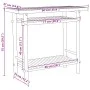 Bamboo console table 90x37x75 cm by , console tables - Ref: Foro24-368040, Price: 100,54 €, Discount: %