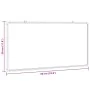 Magnetic aluminum board 60x30x1.7 cm by , Exhibition panels - Ref: Foro24-4005343, Price: 22,30 €, Discount: %