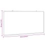 Pizarra magnética aluminio 60x30x1,7 cm de , Paneles de exposición - Ref: Foro24-4005343, Precio: 22,01 €, Descuento: %