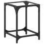 Couchtisch mit transparenter Glasoberfläche und Stahlgestell, 30x30x40 cm. von , Couchtisch - Ref: Foro24-845950, Preis: 24,4...