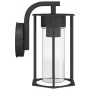 Schwarze Edelstahl-Außenverkleidung von , Außenbeleuchtung - Ref: Foro24-4006258, Preis: 28,22 €, Rabatt: %