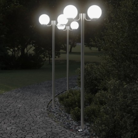 Außenleuchten 3 Stück Edelstahl 215 cm von , Außenbeleuchtung - Ref: Foro24-4006389, Preis: 264,42 €, Rabatt: %