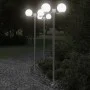 Farolas de exterior 3 unidades acero inoxidable 215 cm de , Iluminación de exterior - Ref: Foro24-4006389, Precio: 260,32 €, ...