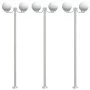 Farolas de exterior 3 unidades acero inoxidable 215 cm de , Iluminación de exterior - Ref: Foro24-4006389, Precio: 260,32 €, ...