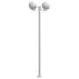 Farolas de exterior 3 unidades acero inoxidable 215 cm