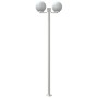 Farolas de exterior 3 unidades acero inoxidable 215 cm