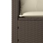 Drei-teiliges Gartensofa-Set und braune Kissen aus synthetischem Rattan. von , Outdoor-Sofas - Ref: Foro24-365459, Preis: 211...